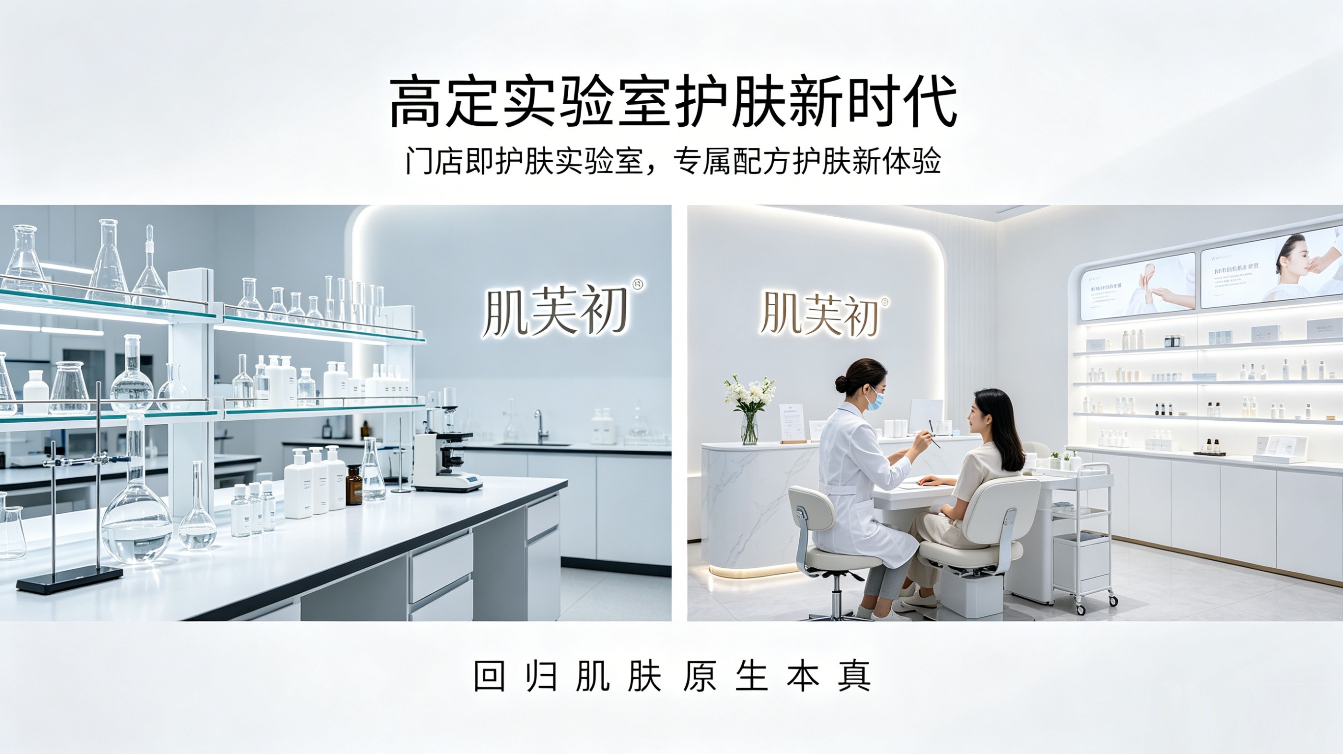 高定实验室护肤新时代｜门店即护肤实验室，专属配方护肤新体验
